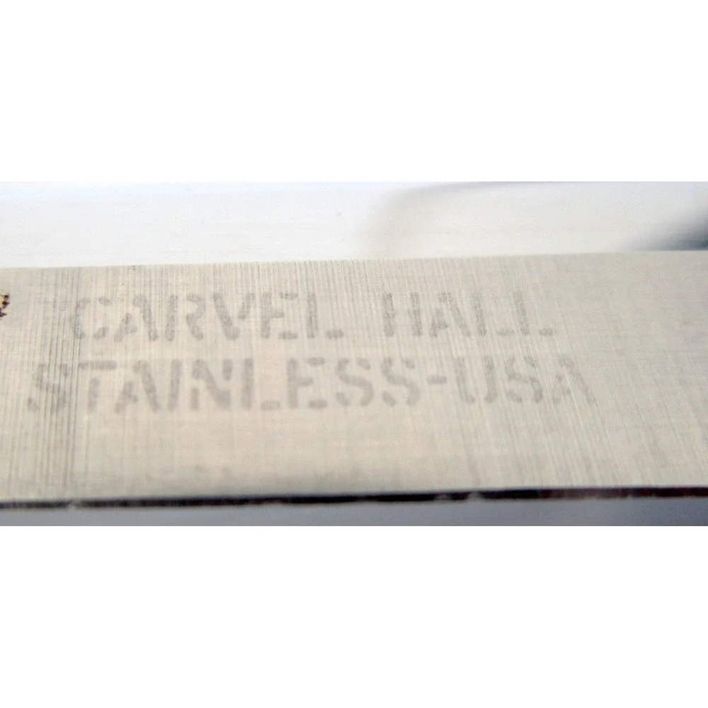Carvel Hall Set of 2 Vintage Steak Knives Stainless USA Sleek Metal